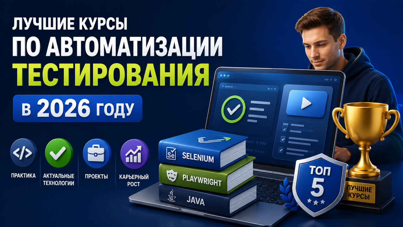Лучшие курсы по автоматизации тестирования в 2026 году