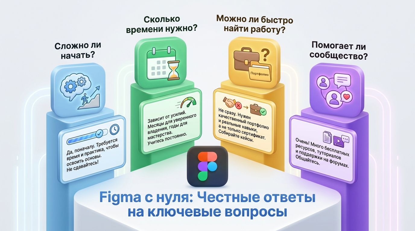 Figma с нуля: стоит ли учиться и кому подходит профессия дизайнера в 2026