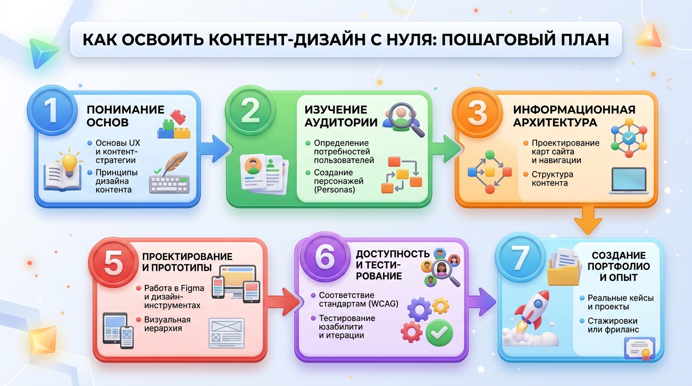 Как научиться контент-дизайну с нуля