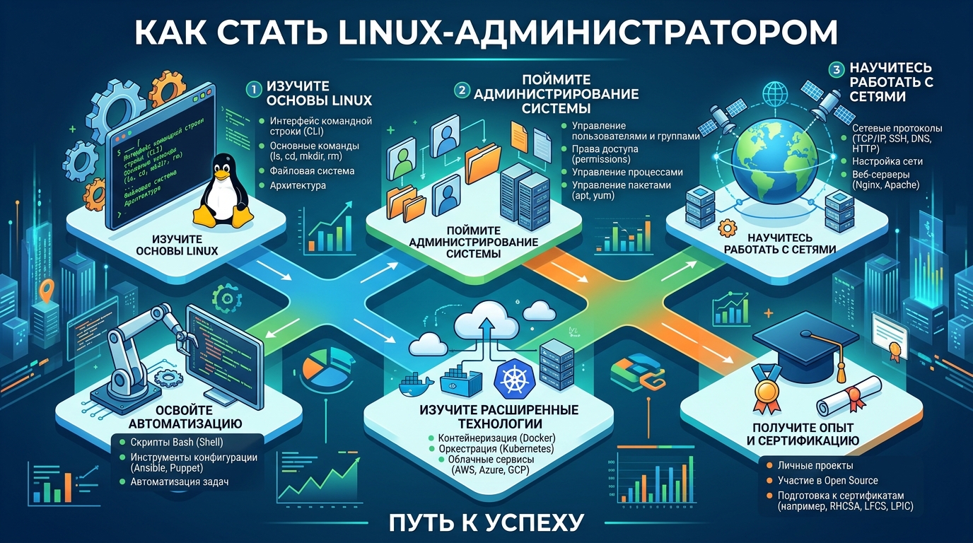 Как стать администратором Linux