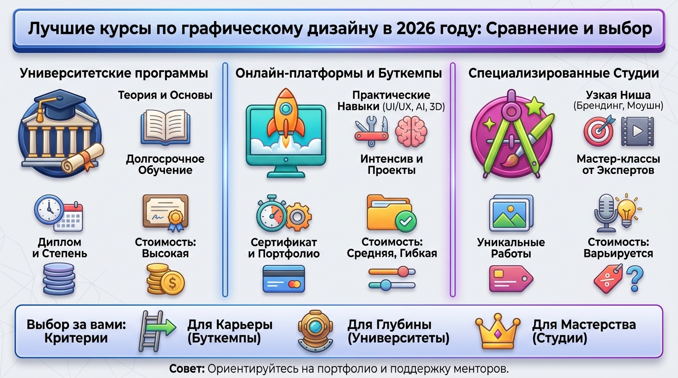 Лучшие курсы по графическому дизайну