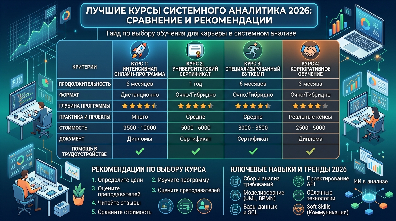 Лучшие курсы системного аналитика