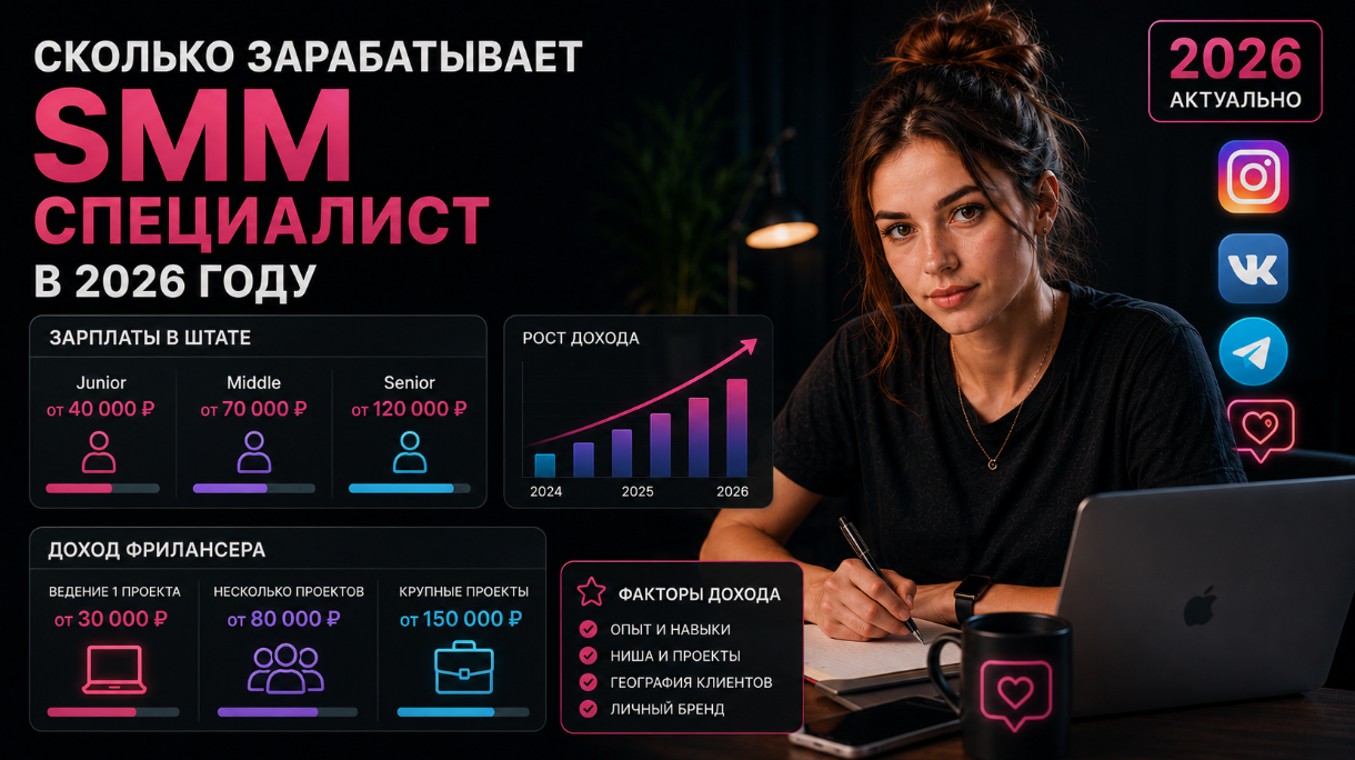 Сколько зарабатывает SMM специалист