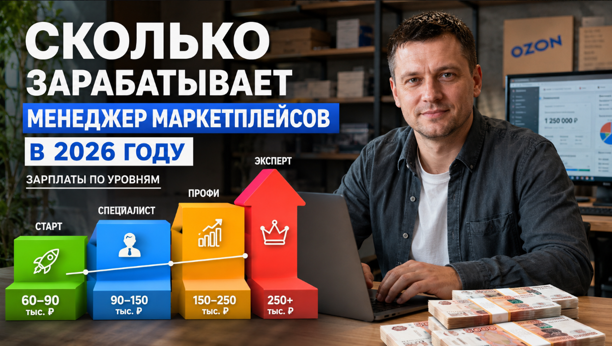 Сколько зарабатывает менеджер маркетплейсов