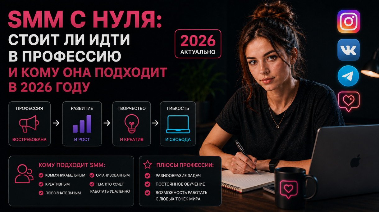 SMM с нуля: стоит ли идти в профессию и кому она подходит