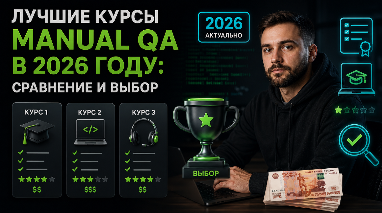 Лучшие курсы manual QA в 2026 году: сравнение и как выбрать