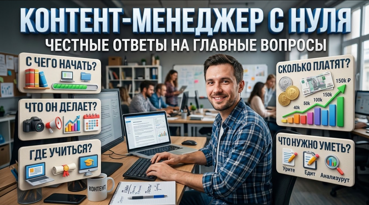 Контент-менеджер с нуля: стоит ли идти в профессию