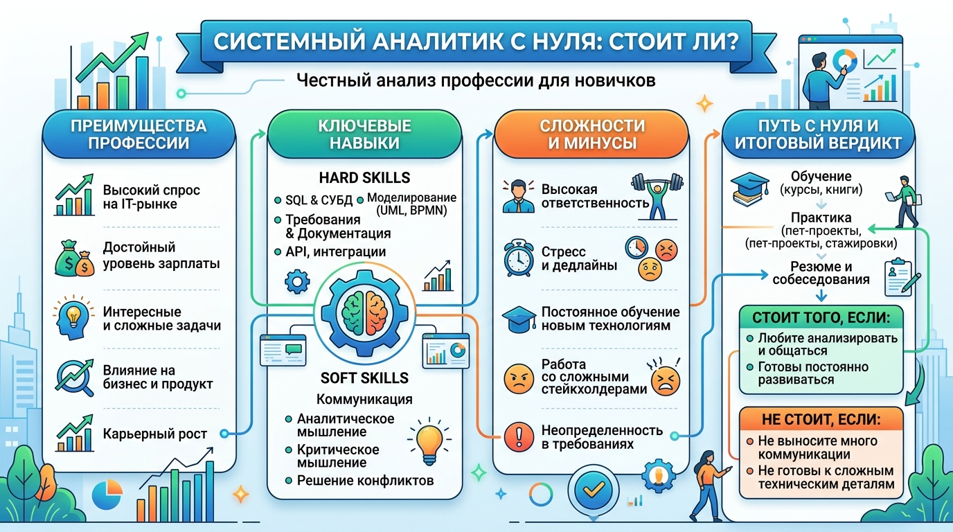 Системный аналитик с нуля: стоит ли идти в профессию