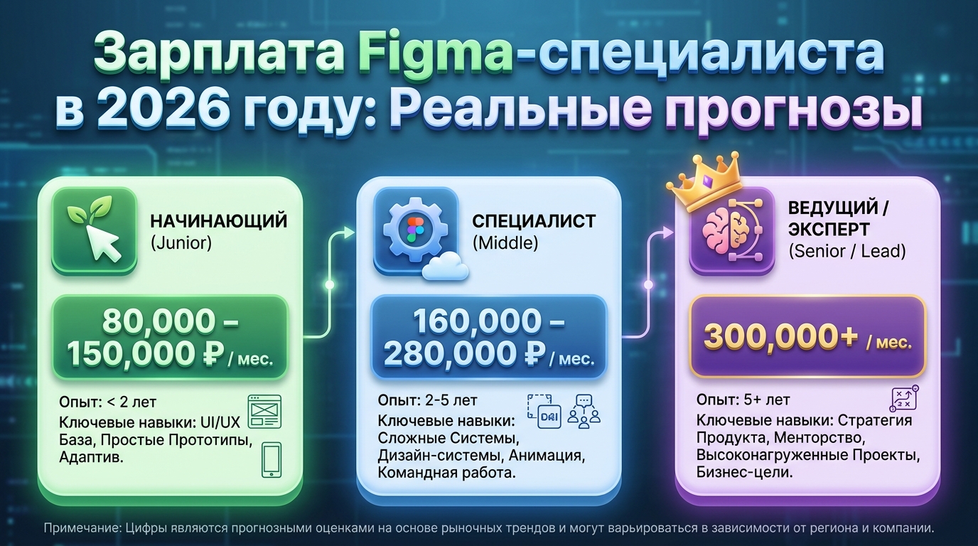 Сколько зарабатывает специалист по Figma