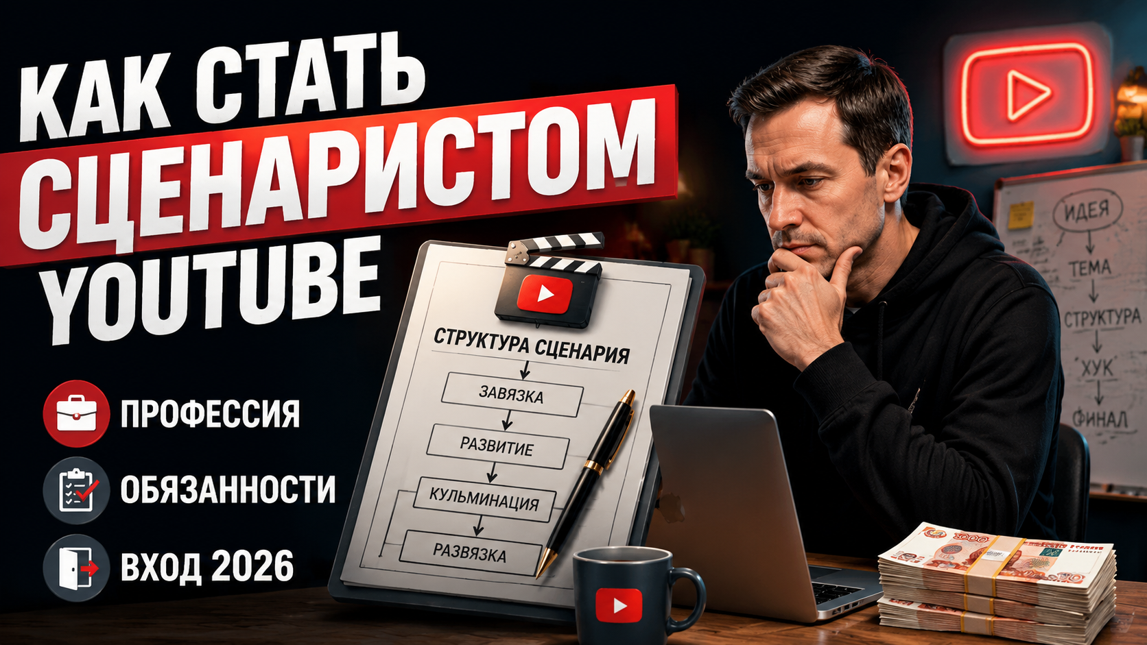 Как стать сценаристом YouTube