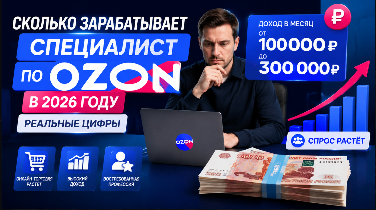 Сколько зарабатывает специалист по Ozon